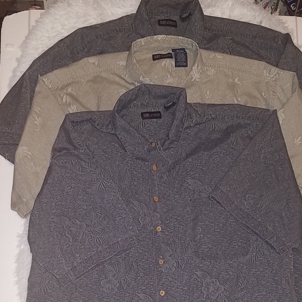 Men's Faded Glory Hawaiian Shirts. Size 2XL.